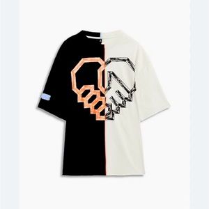 MQC Alexander McQueen - color block T-shirt Mens/unisex ***RARE*** Genesis #1